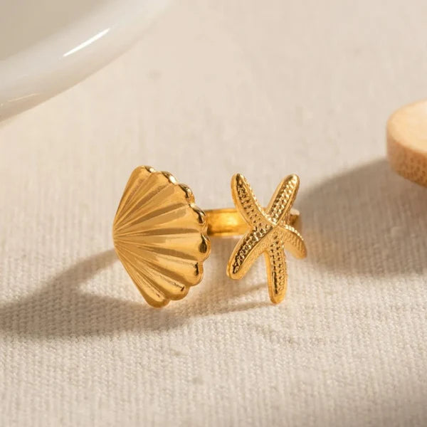 GOLDEN OCEAN MIST RING