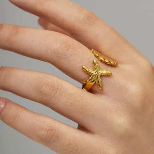 GOLDEN OCEAN MIST RING