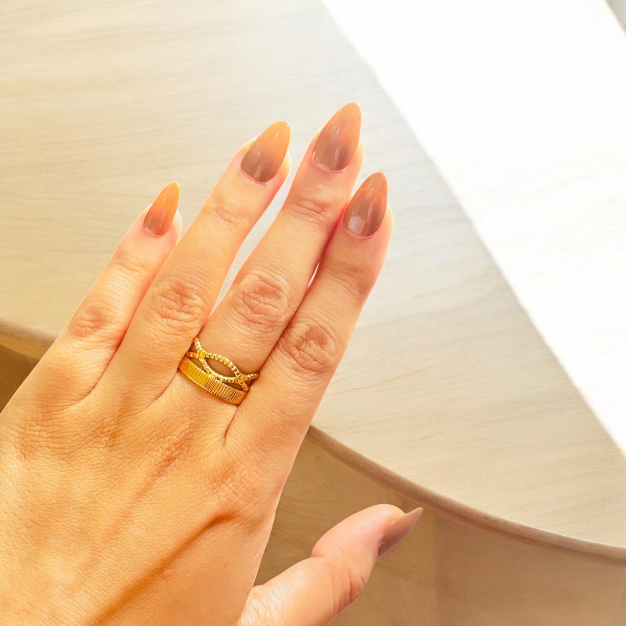 GOLDEN CROWN RING