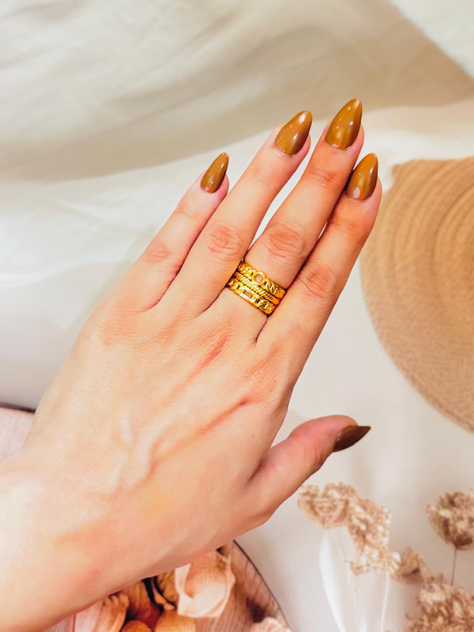 GOLDEN LAYER ME RING