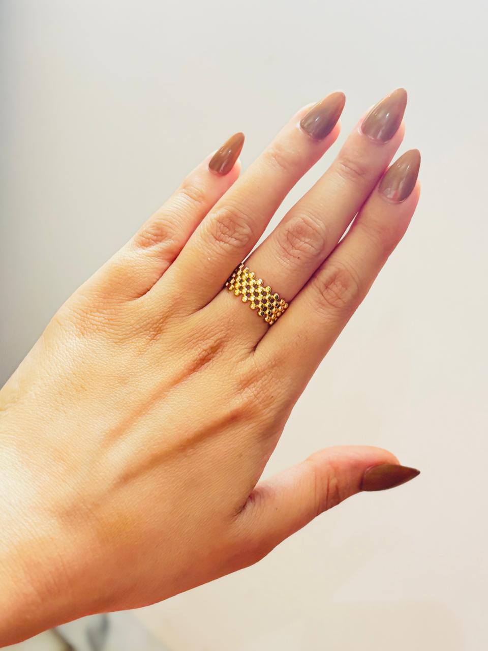 GOLDEN NET RING