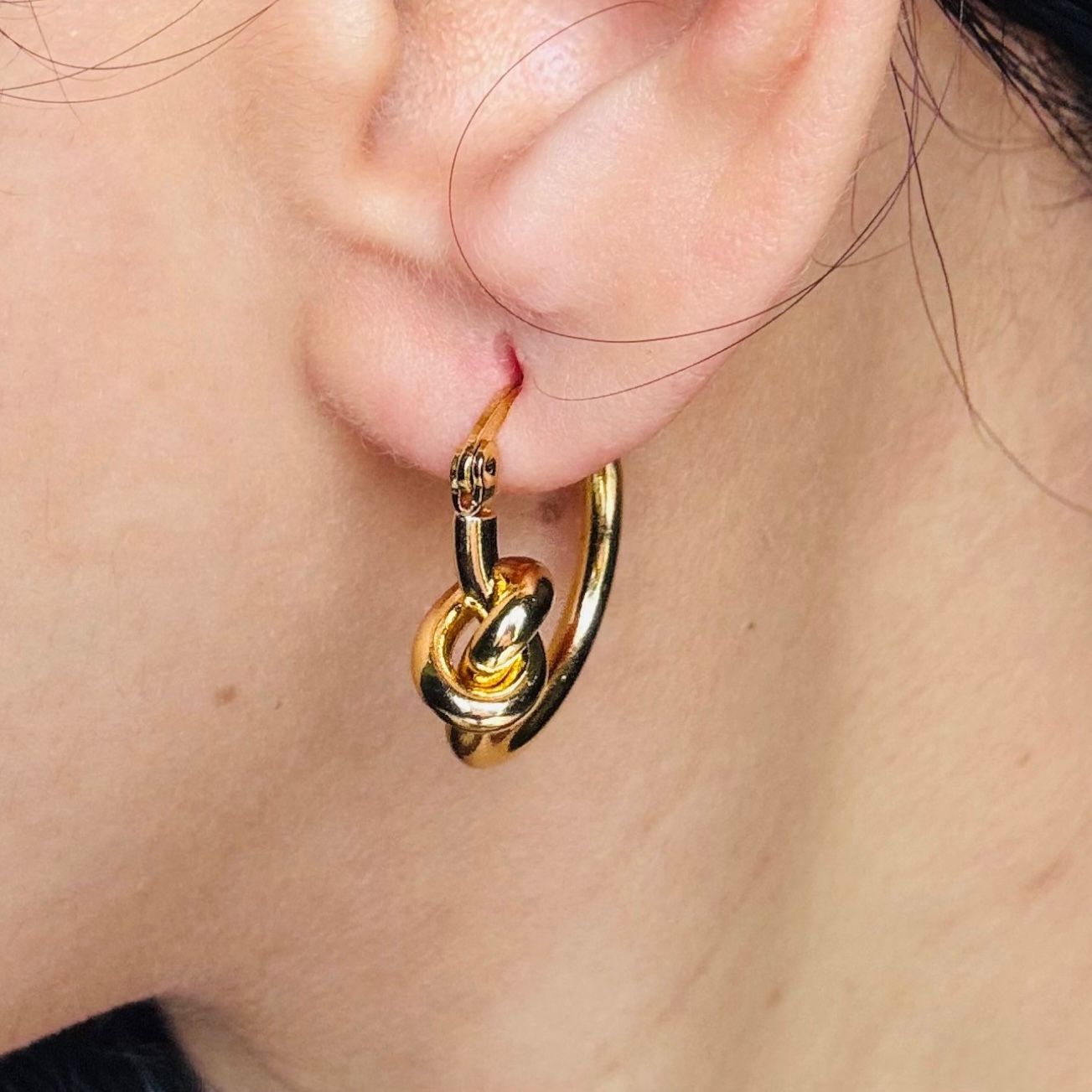 KNOTICAL HOOPS EARRINGS