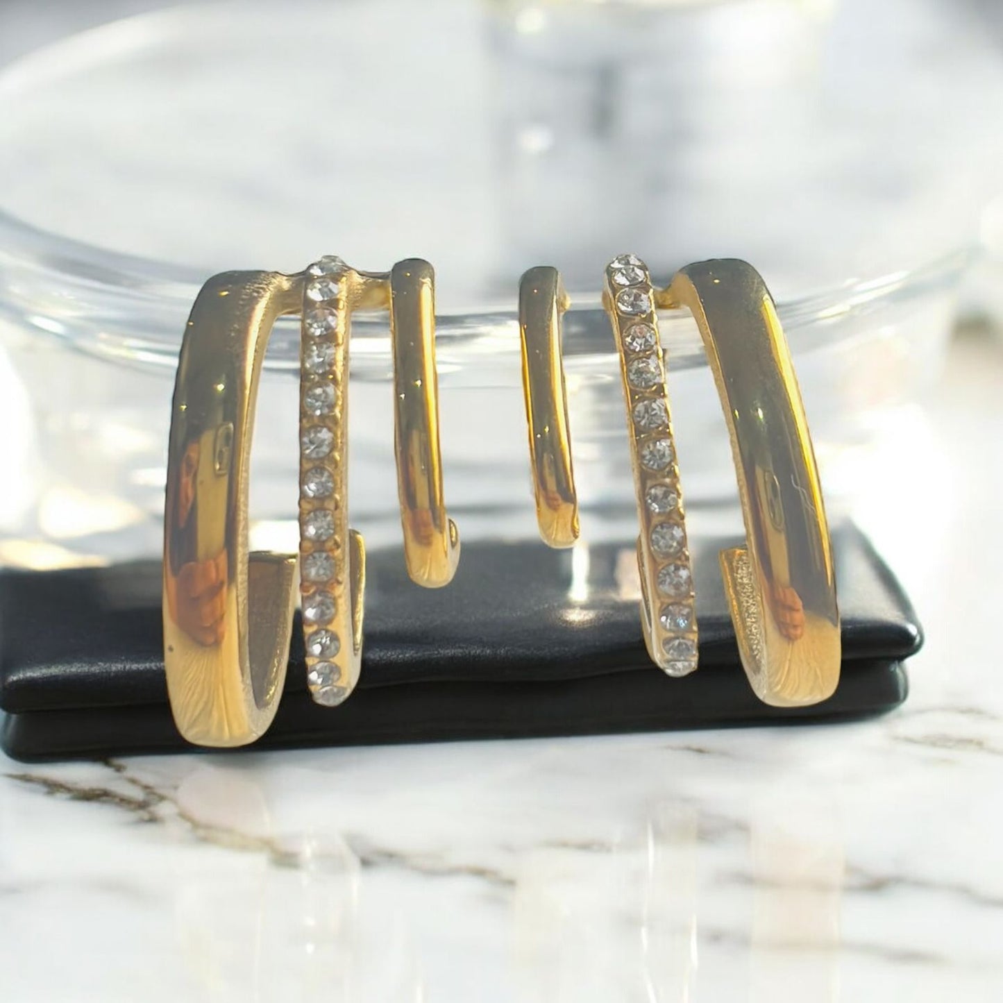 TRILUXE SPARK HOOPS EARRINGS