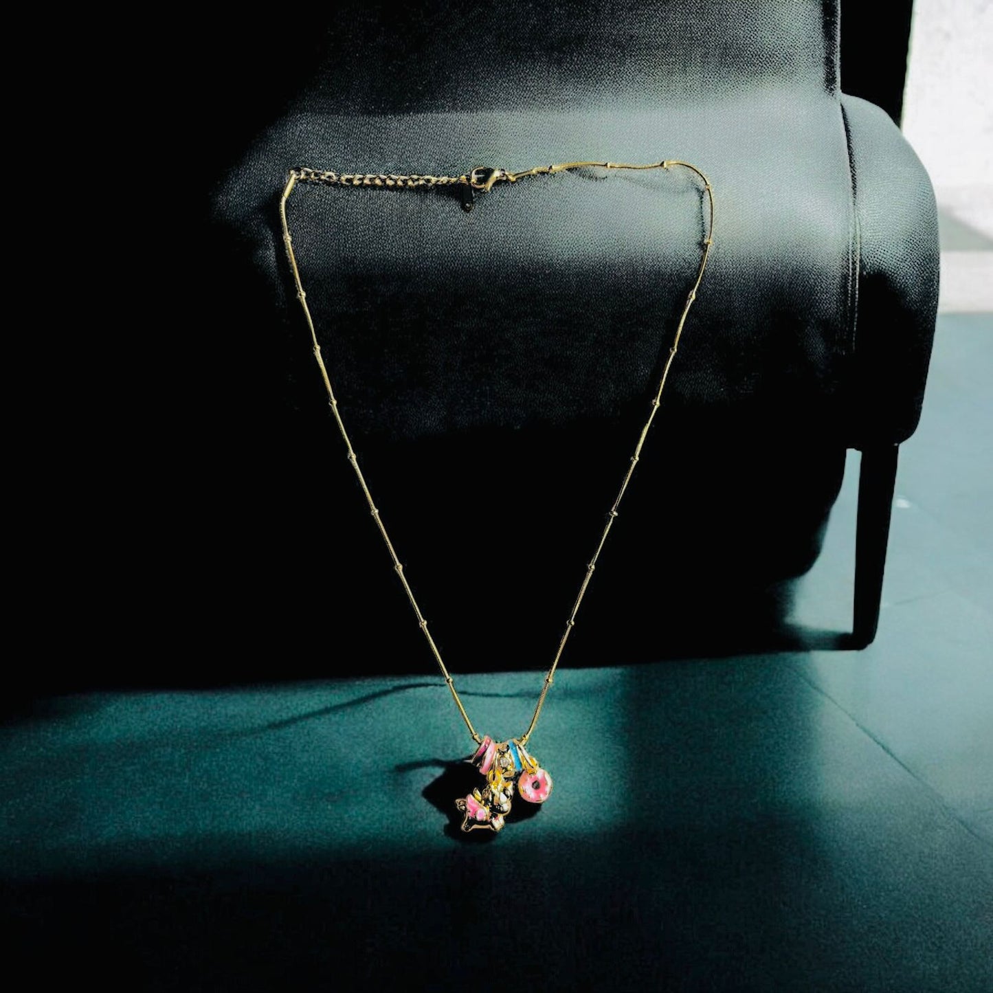 DREAMLAND CHARM CLUSTER PENDANT NECKLACE