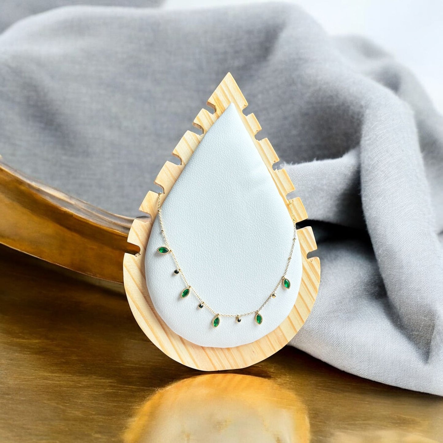 EVERGREEN DROP NECKLACE