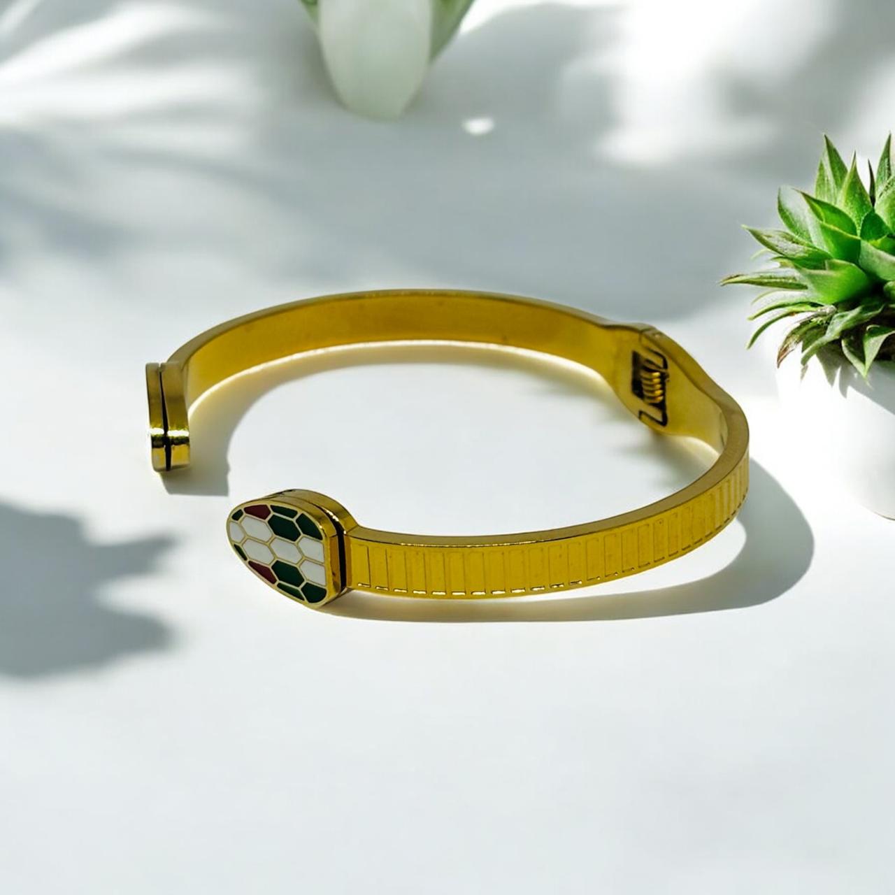 ENAMEL SERPENT BRACELET