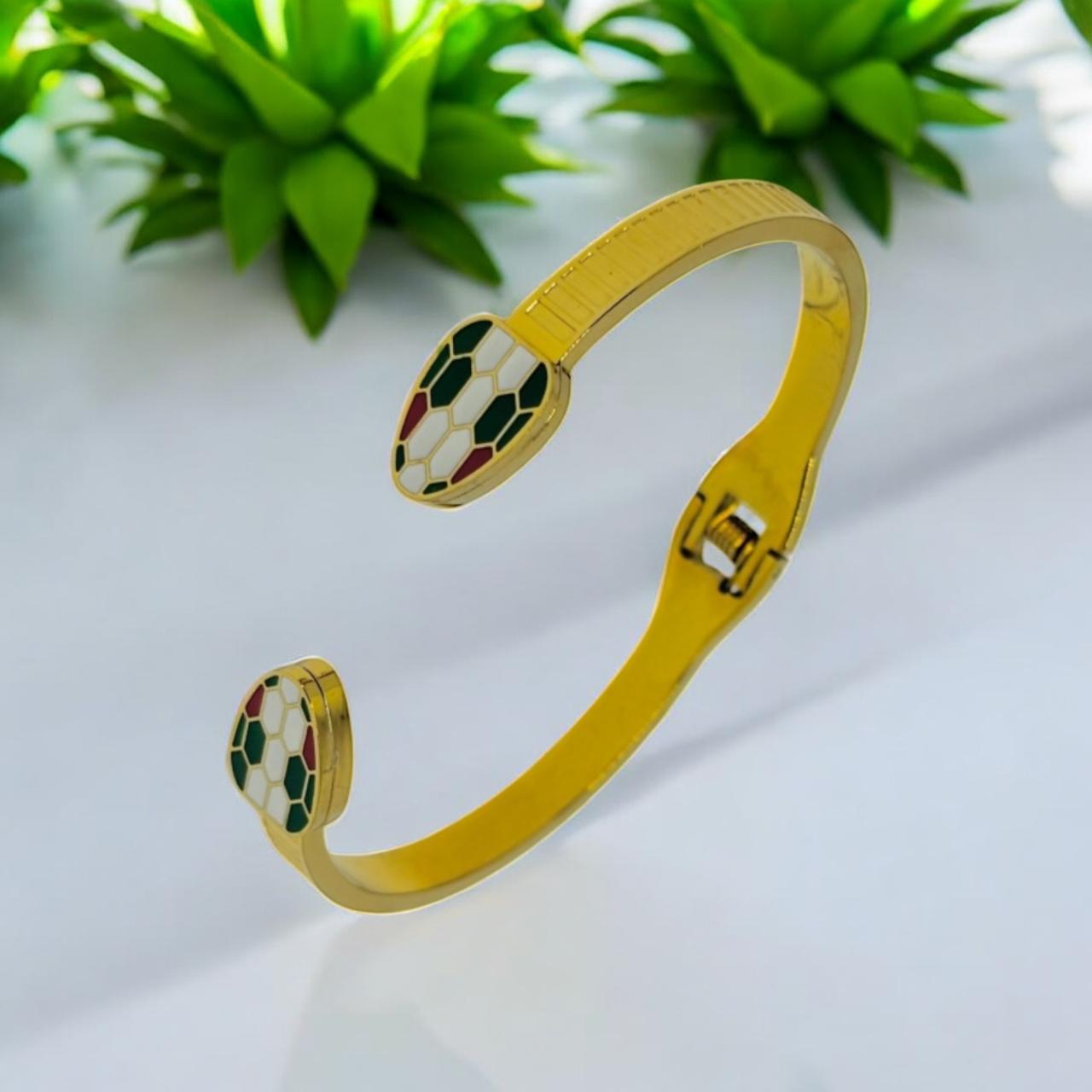 ENAMEL SERPENT BRACELET
