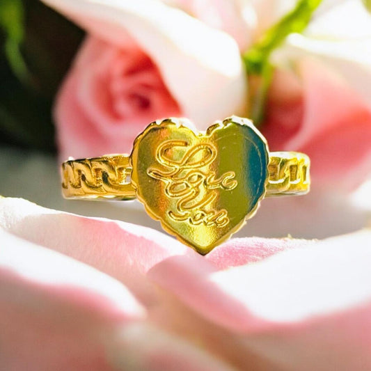 GOLDEN COZY LOVE RING