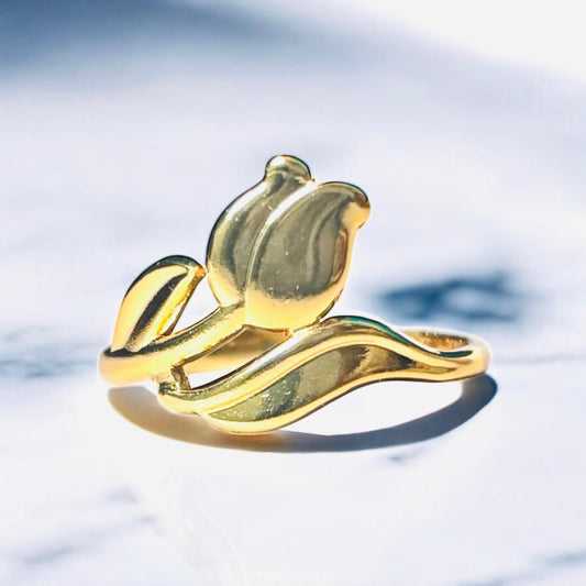 GOLDEN ROSE RING