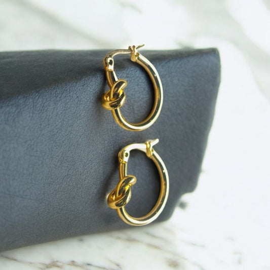 KNOTICAL HOOPS EARRINGS