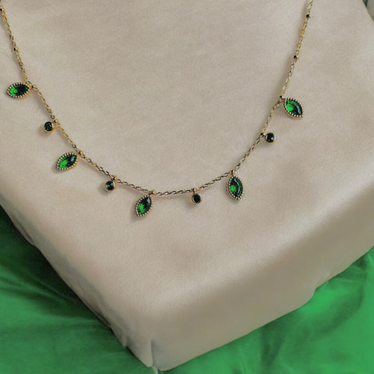 EVERGREEN DROP NECKLACE