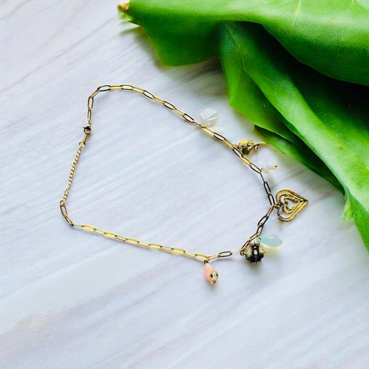 RAY OF LOVE CHARMS NECKLACE