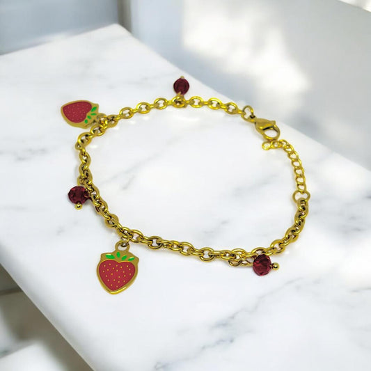BERRY BLISS CHARM BRACELET