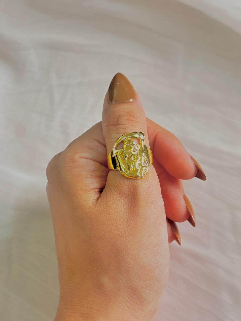 GOLDEN MUSE FACE RING