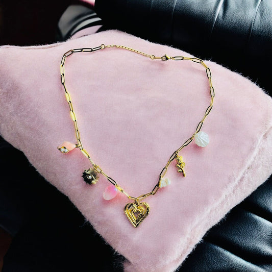 LOVE IN BLOOM CHARMS NECKLACE