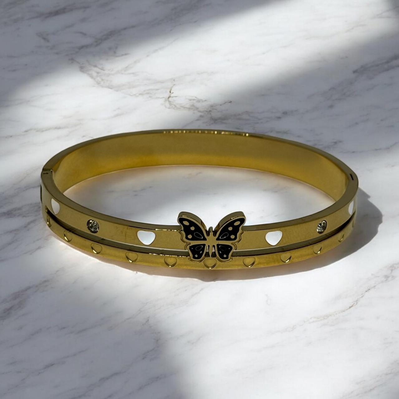 BLACK BUTTERFLY BRACELET
