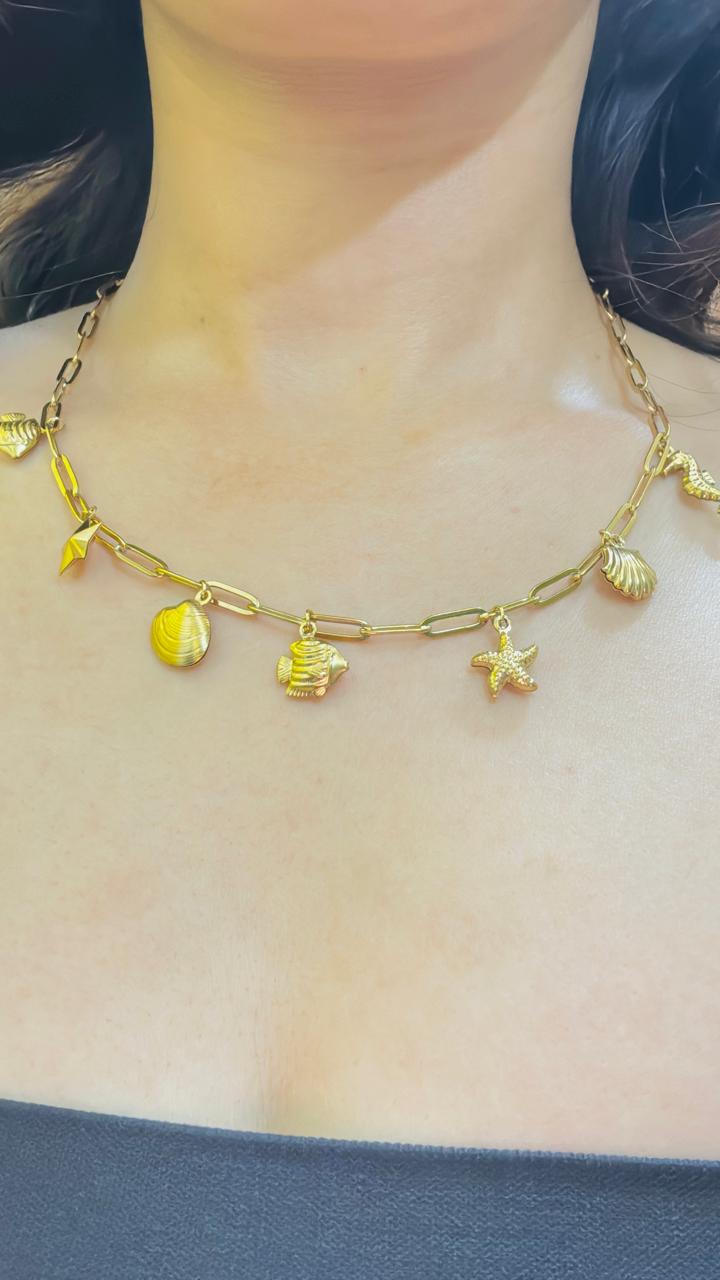 COASTAL DREAM CHARMS NECKLACE