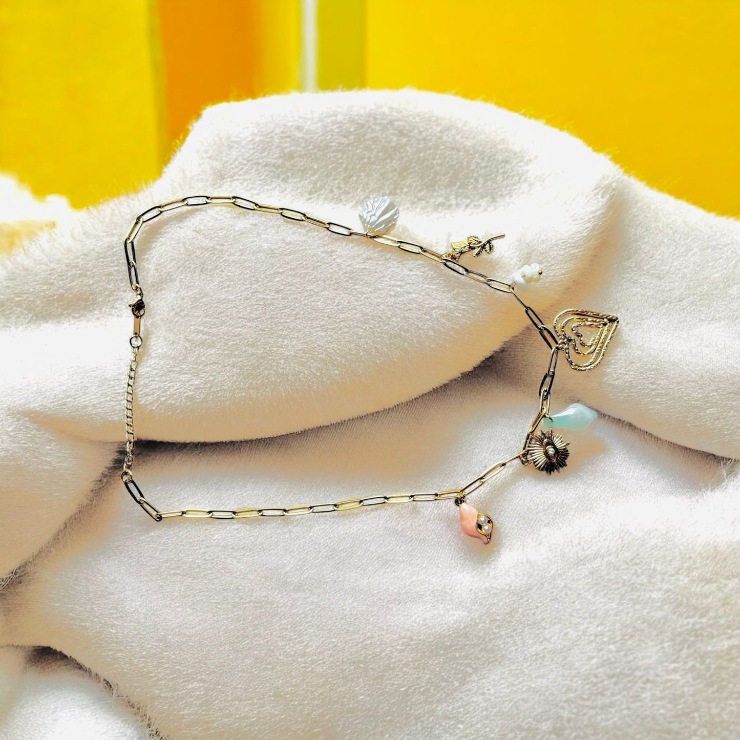 RAY OF LOVE CHARMS NECKLACE